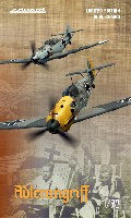 エデュアルド 1/72 リミテッド エディション アドラーアングリフ作戦 メッサーシュミット Bf109E-1/3/4 デュアルコンボ