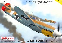 AZ model 1/72 エアクラフト プラモデル メッサーシュミット Bf109F-4 H.J.マルセイユ