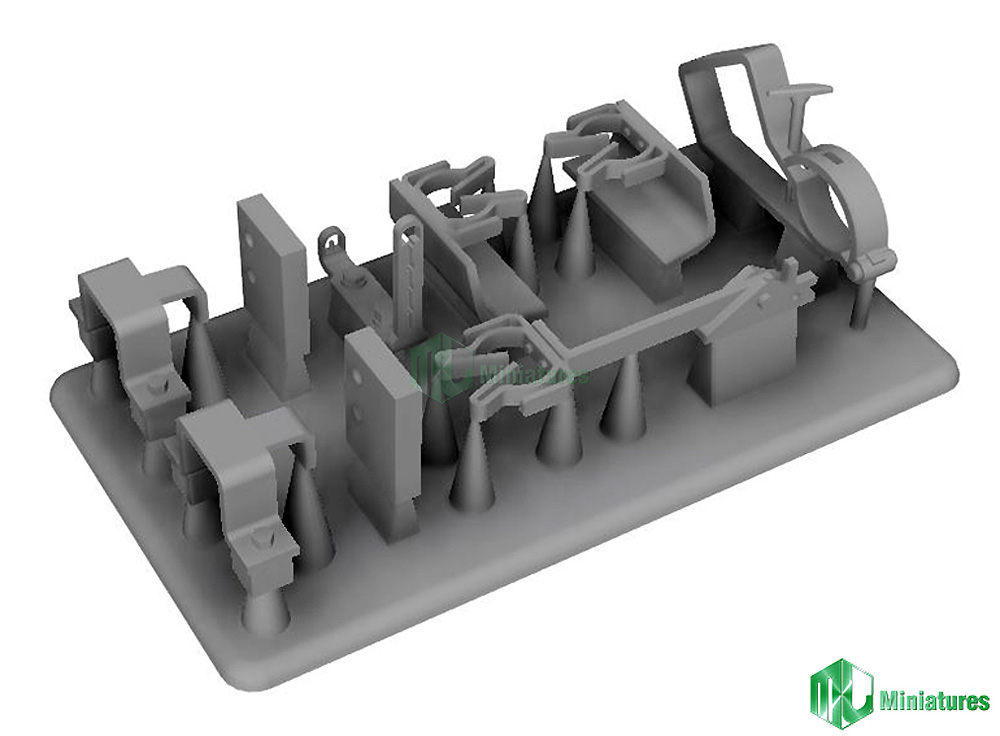 M46 パットン戦車用 ディテールアップパーツ レジン (MJ ミニチュア 3Dプリンタ キット No.MJEZ35019) 商品画像_3