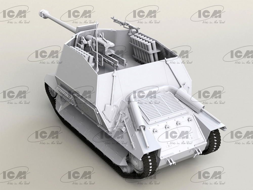 マーダー1 FCM36車体 ドイツ対戦車自走砲 ICM プラモデル