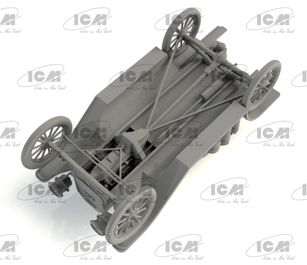 Ｔ型フォード 1914 消防車 プラモデル (ICM 1/35 ミリタリービークル・フィギュア No.35605) 商品画像_4