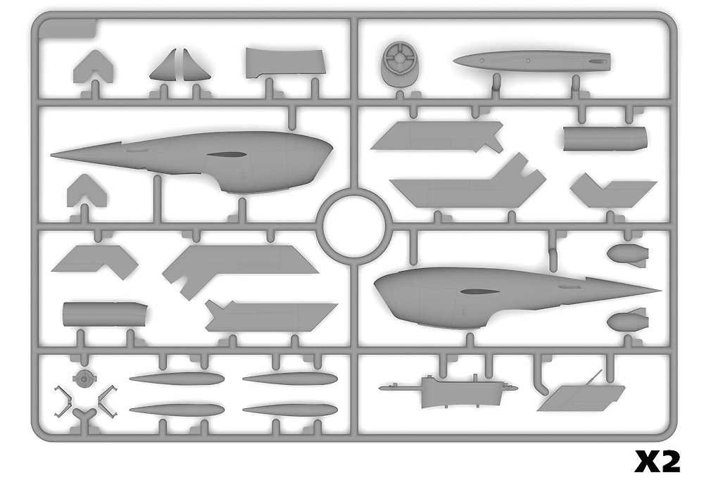 KDA-1(Q-2A) ファイアビー アメリカ ドローン プラモデル (ICM 1/48 エアクラフト プラモデル No.48402) 商品画像_1