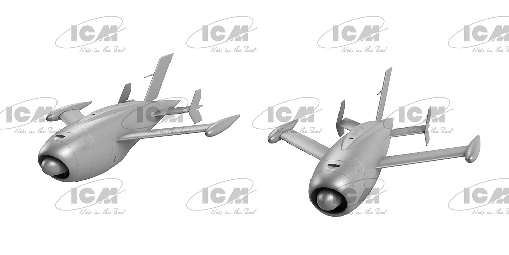 KDA-1(Q-2A) ファイアビー アメリカ ドローン プラモデル (ICM 1/48 エアクラフト プラモデル No.48402) 商品画像_3
