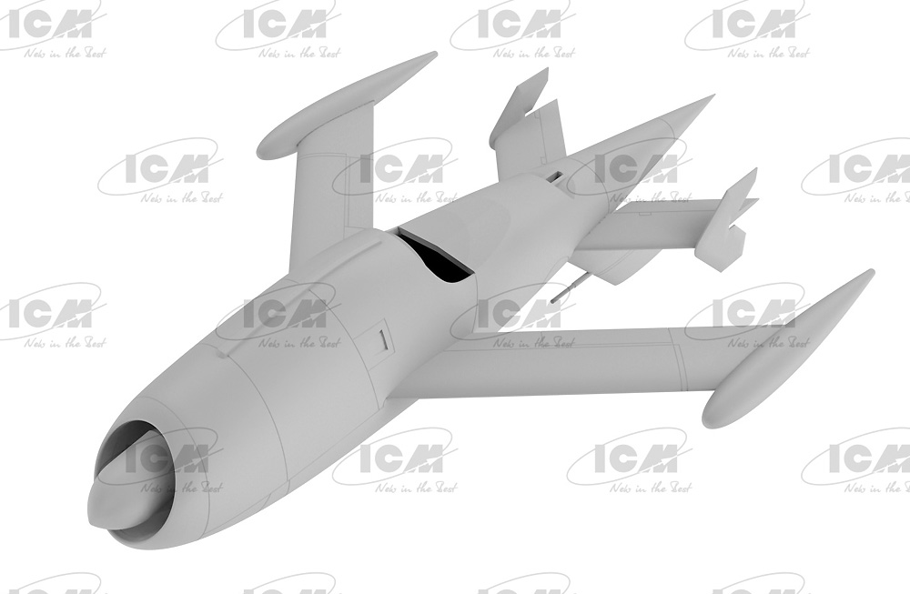 KDA-1(Q-2A) ファイアビー アメリカ ドローン プラモデル (ICM 1/48 エアクラフト プラモデル No.48402) 商品画像_4