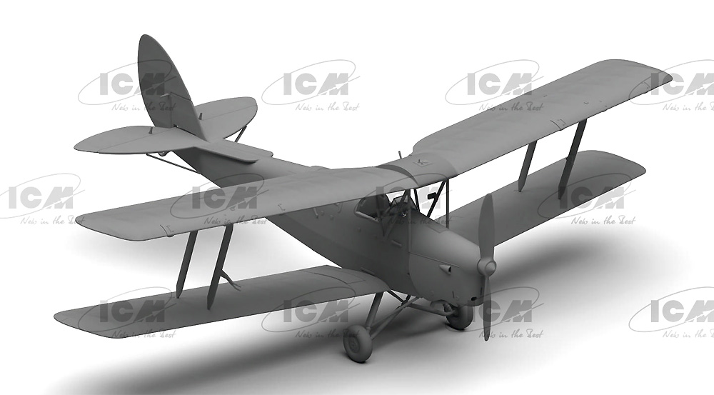 デ・ハビランド DH.82A タイガーモス w/RAF 士官候補生 プラモデル (ICM 1/32 エアクラフト No.32037) 商品画像_2