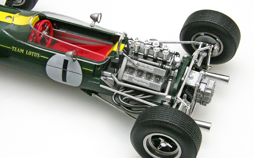 チーム ロータス タイプ33 コベントリークライマックス FWMV プラモデル (エブロ 1/20 MASTER SERIES F-1 No.20027) 商品画像_3