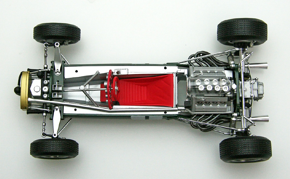 チーム ロータス タイプ33 コベントリークライマックス FWMV プラモデル (エブロ 1/20 MASTER SERIES F-1 No.20027) 商品画像_4