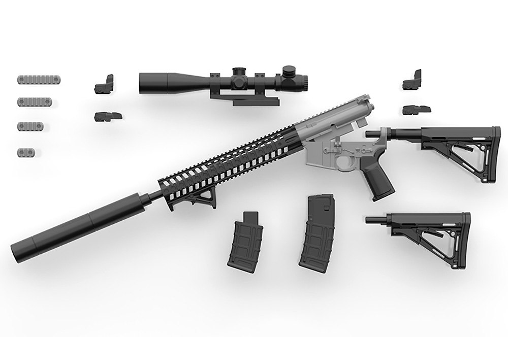 ドールズフロントライン ST AR-15 TYPE プラモデル (トミーテック リトルアーモリー （little armory） No.LADF016) 商品画像_1