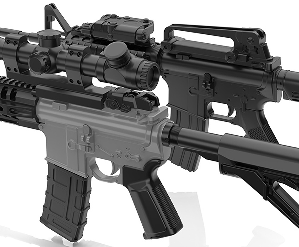 ドールズフロントライン ST AR-15 TYPE プラモデル (トミーテック リトルアーモリー （little armory） No.LADF016) 商品画像_4