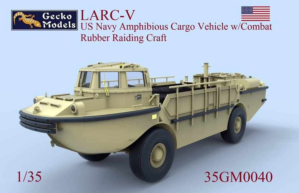 現用アメリカ海軍 LARC-V 水陸両用貨物輸送車 (近代改修型) プラモデル (ゲッコーモデル 1/35 ミリタリー No.35GM0040) 商品画像_1