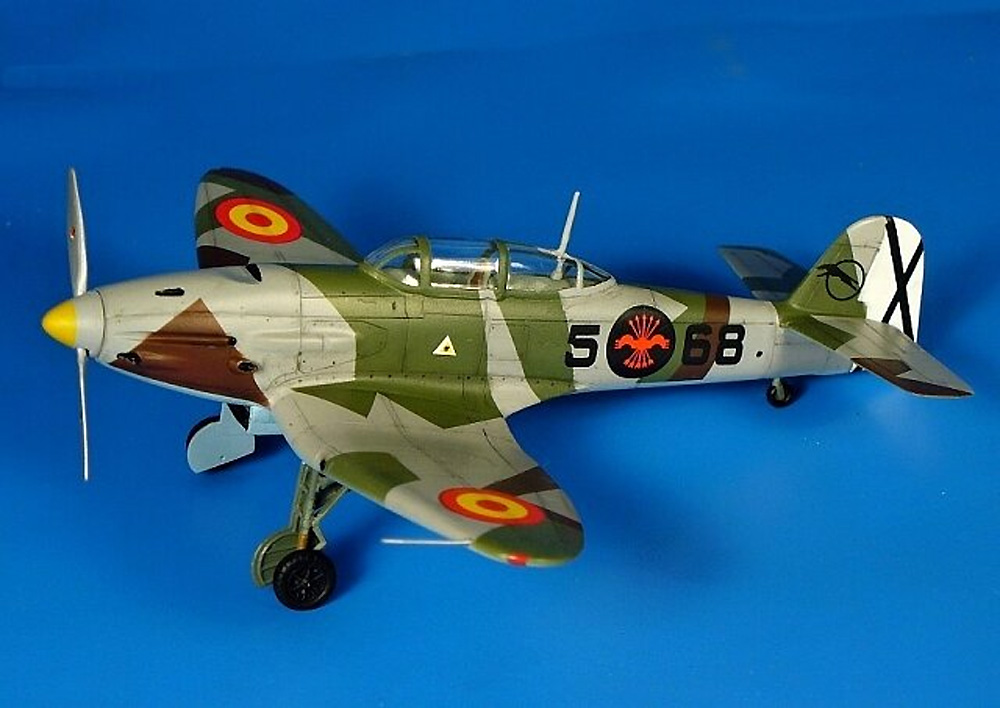 ハインケル 112B スペイン空軍 戦闘機 プラモデル (RSモデル 1/72 エアクラフト プラモデル No.92263) 商品画像_2