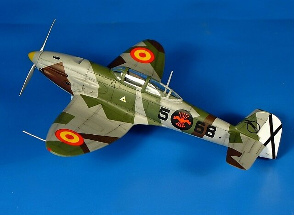 ハインケル 112B スペイン空軍 戦闘機 プラモデル (RSモデル 1/72 エアクラフト プラモデル No.92263) 商品画像_3