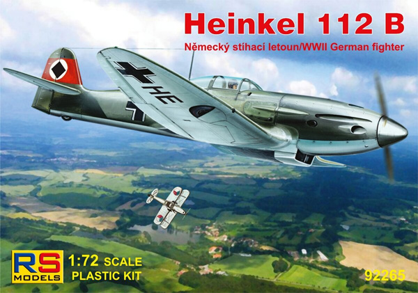 ハインケル 112B WW2 ドイツ 戦闘機　 プラモデル (RSモデル 1/72 エアクラフト プラモデル No.92265) 商品画像