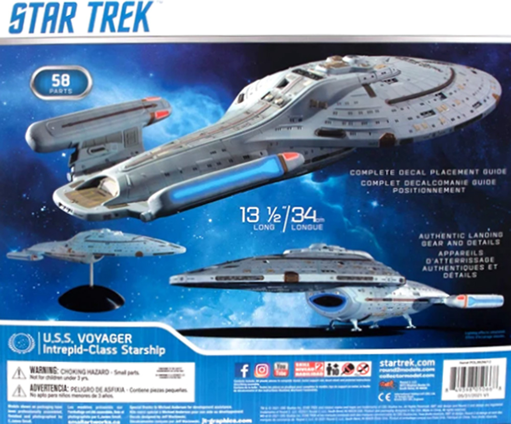 U.S.S. ヴォイジャー NCC-74656 プラモデル (ポーラライツ スタートレック (STAR TREK) No.POL980M/12) 商品画像_1