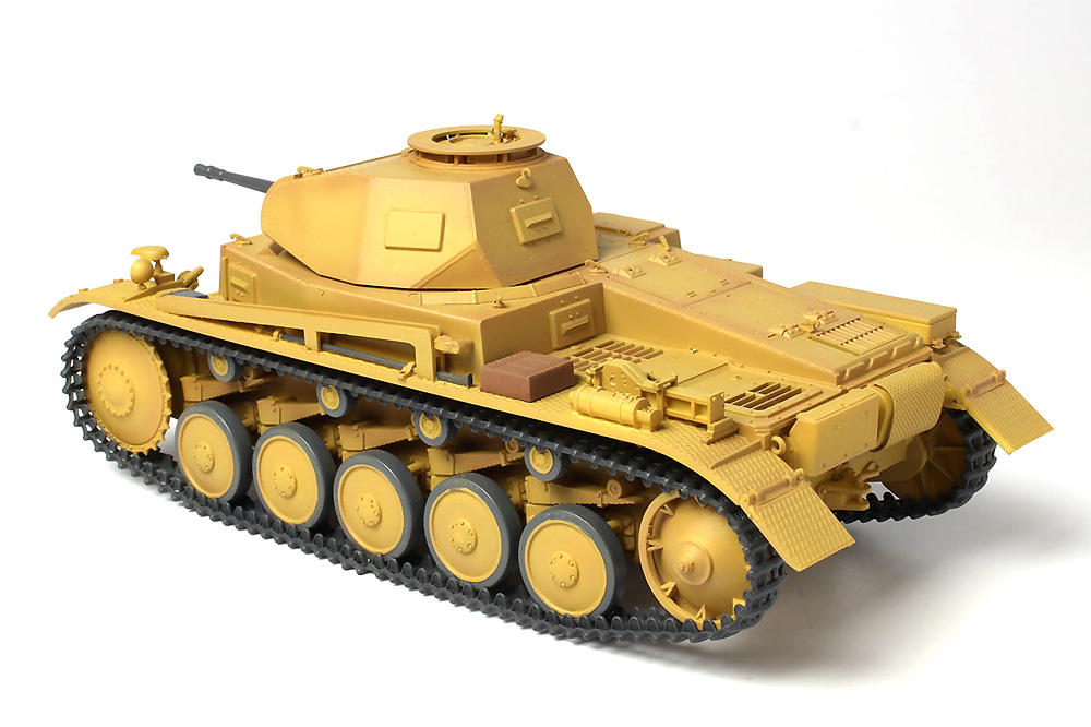 ドイツ 2号戦車F型 アフリカ軍団 インテリアパーツ付属 プラモデル (MONO TANKS OF THE WORLD No.MD002) 商品画像_4