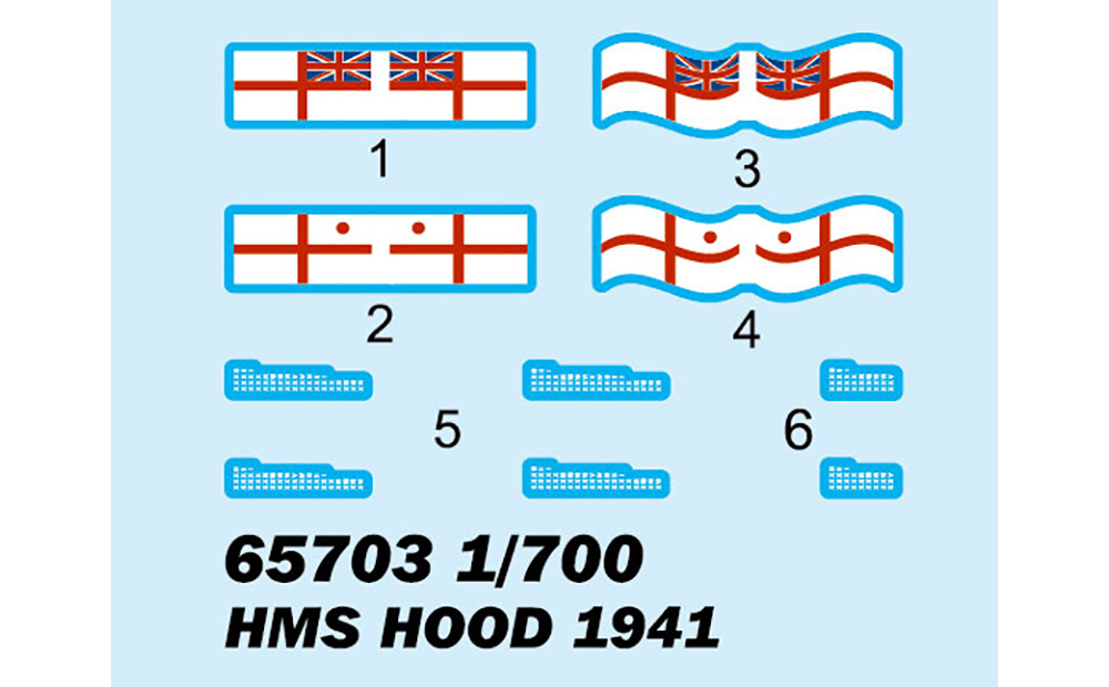 イギリス海軍 戦艦 HMS フッド 1941年 トップグレードキット プラモデル (I Love Kit ミリタリー No.65703) 商品画像_2