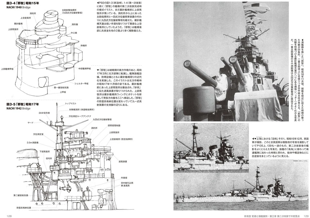 帝国海軍艦艇 真 総ざらい 3 妙高型重巡洋艦 編 本 (モデルアート 総ざらいシリーズ No.1069) 商品画像_3