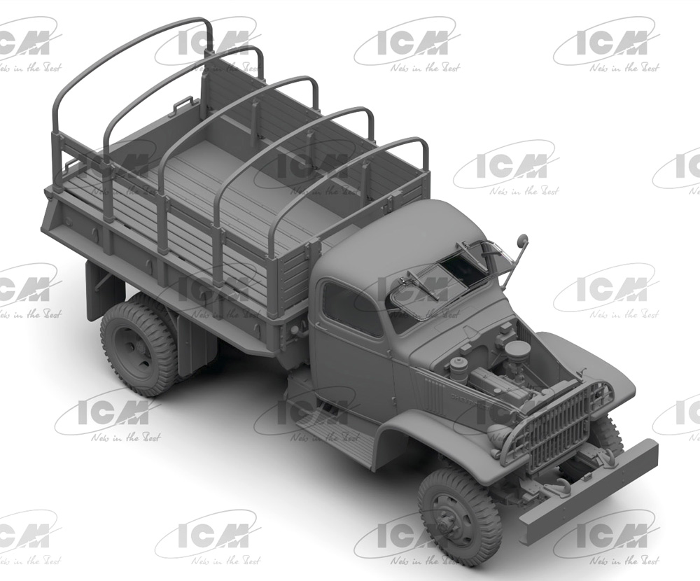 G7107 WW2 軍用トラック プラモデル (ICM 1/35 ミリタリービークル・フィギュア No.35593) 商品画像_3