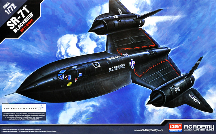 SR-71 ブラックバード プラモデル (アカデミー 1/72 Aircrafts No.12448) 商品画像
