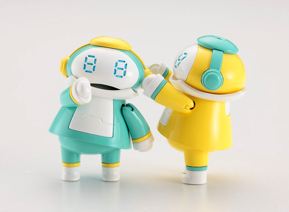 ちいさなメカトロメイト No.04 ワッペンセット うすみどり & れもん プラモデル (ハセガワ メカトロウィーゴ - クリエイターワークスシリーズ No.64790) 商品画像_4