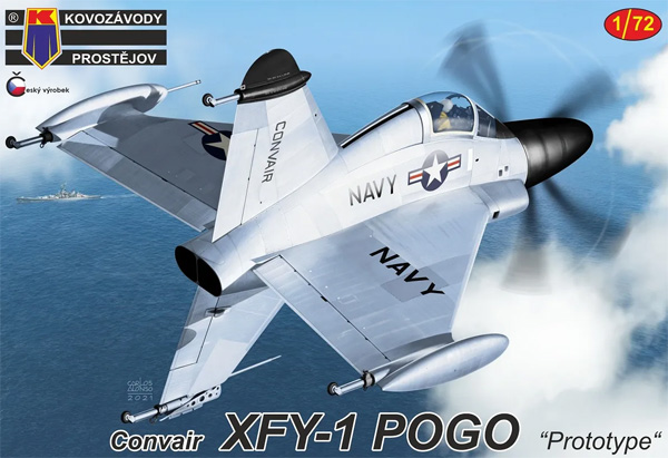 コンベア XFY-1 ポゴ プロトタイプ プラモデル (KPモデル 1/72 エアクラフト プラモデル No.KPM0258) 商品画像