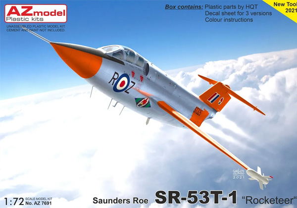 サンダース ロー SR-53T-1 ロケッティア プラモデル (AZ model 1/72 エアクラフト プラモデル No.AZ7691) 商品画像