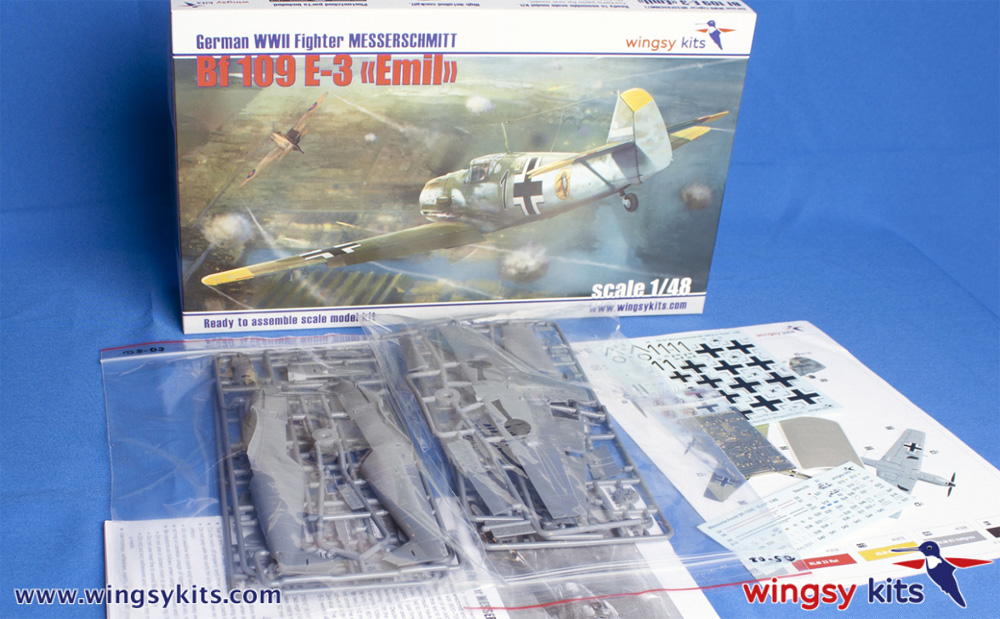 メッサーシュミット Bf109E-3 エミール プラモデル (ウイングジーキット 1/48 エアクラフト プラモデル No.WNKD5-008) 商品画像_1