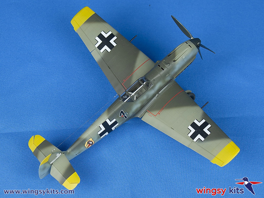 メッサーシュミット Bf109E-3 エミール プラモデル (ウイングジーキット 1/48 エアクラフト プラモデル No.WNKD5-008) 商品画像_4