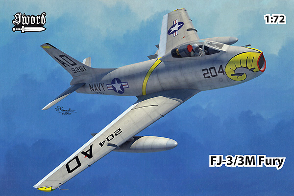 FJ-3/3M フューリー プラモデル (ソード 1/72 エアクラフト プラモデル No.SW72139) 商品画像
