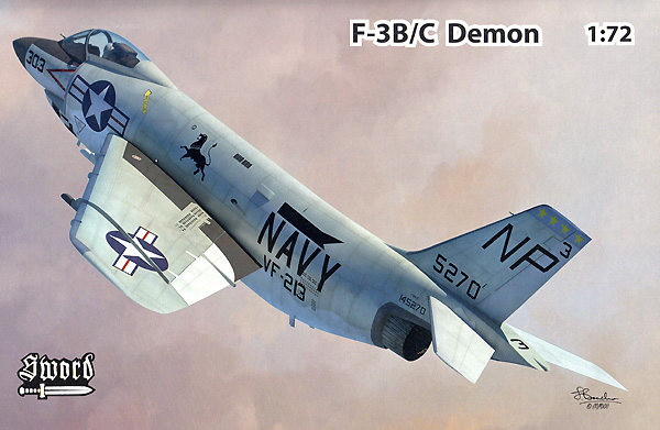 F-3B/C デーモン プラモデル (ソード 1/72 エアクラフト プラモデル No.SW72140) 商品画像