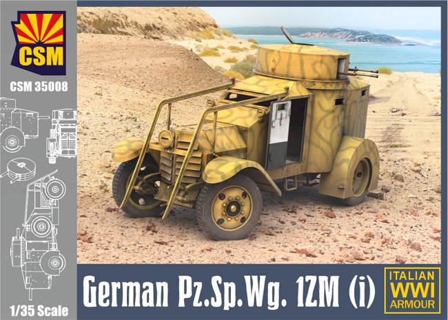 ドイツ Pz.Sp.Wg. IZM(i) 装甲車 プラモデル (コッパーステートモデル 1/35 Kits No.CSM35008) 商品画像