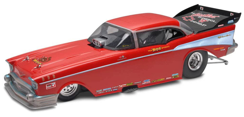 トム・マッキュエン 1957 シェビー ファニーカー プラモデル (アトランティス プラスチックモデルキット No.H7172) 商品画像_1