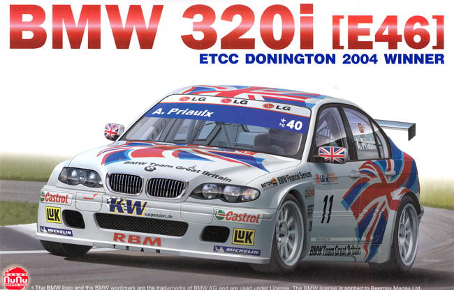 BMW 320i E46 2004 ETCC ドニントン ウィナー プラモデル (NuNu 1/24 レーシングシリーズ No.010) 商品画像