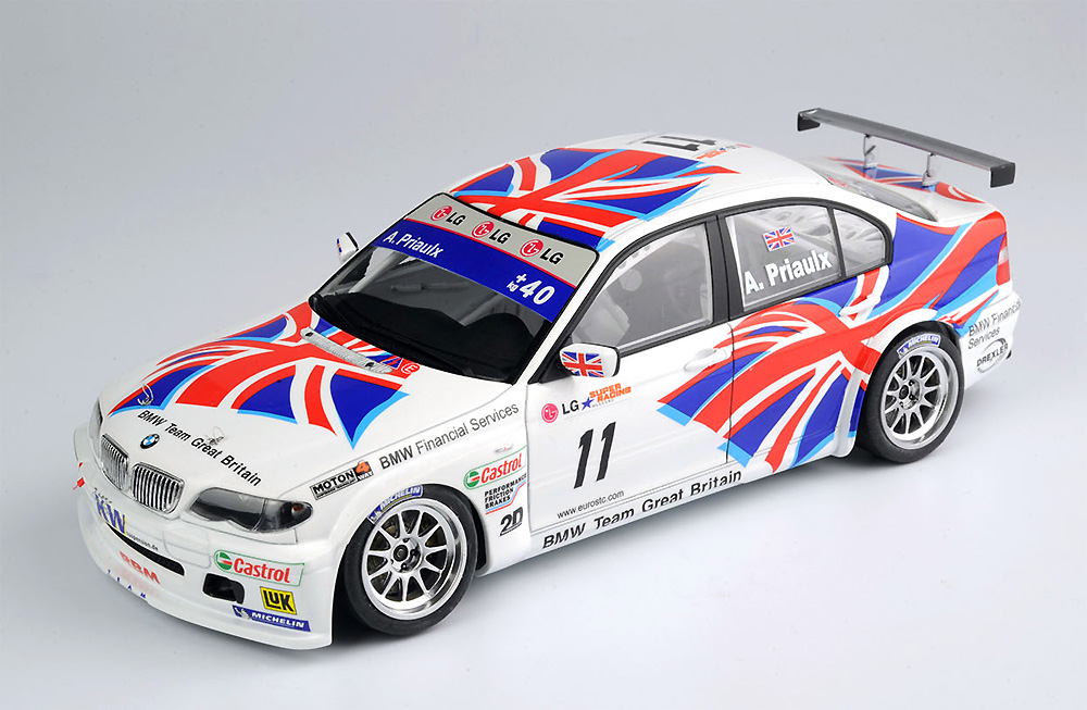 BMW 320i E46 2004 ETCC ドニントン ウィナー プラモデル (NuNu 1/24 レーシングシリーズ No.010) 商品画像_2