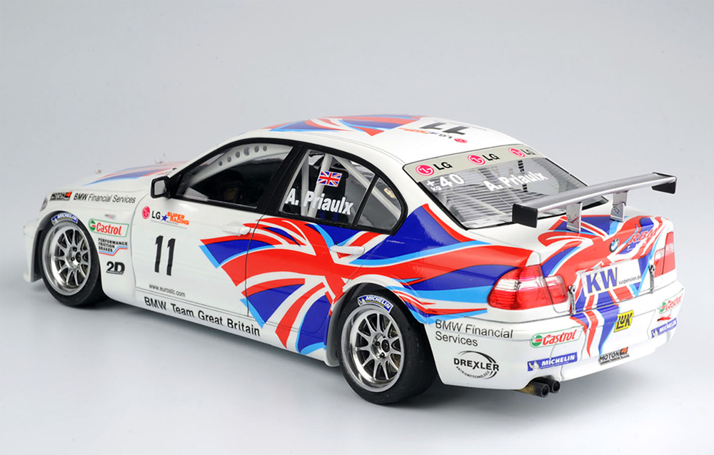 BMW 320i E46 2004 ETCC ドニントン ウィナー プラモデル (NuNu 1/24 レーシングシリーズ No.010) 商品画像_3