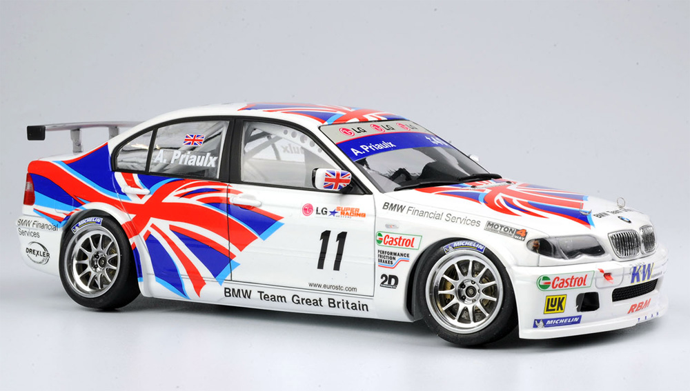 BMW 320i E46 2004 ETCC ドニントン ウィナー プラモデル (NuNu 1/24 レーシングシリーズ No.010) 商品画像_4