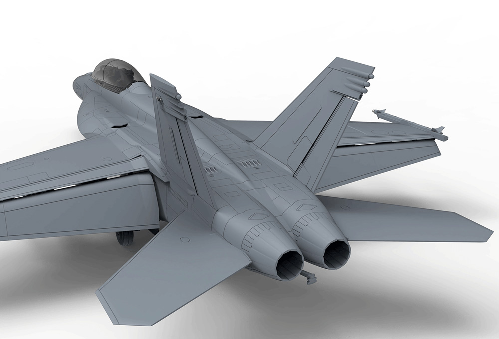 ボーイング F/A-18F スーパーホーネット 戦闘機 (複座型) プラモデル (MENG-MODEL ロンギセプス シリーズ No.LS-013) 商品画像_3