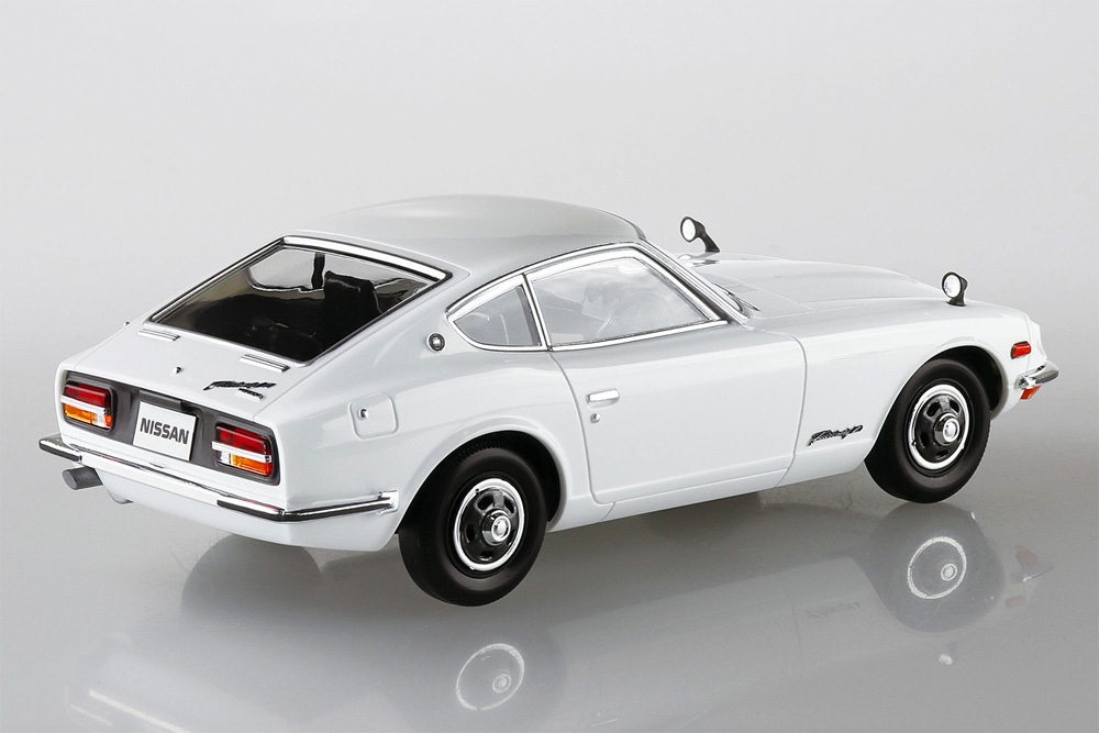 ニッサン S30 フェアレディ Z ホワイト プラモデル (アオシマ ザ・スナップキット No.013-A) 商品画像_3