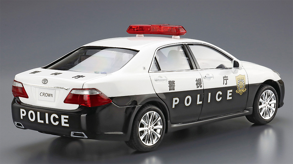 トヨタ GRS202 クラウン パトロールカー 交通取締用 '10 プラモデル (アオシマ ザ パトロールカー No.006) 商品画像_4