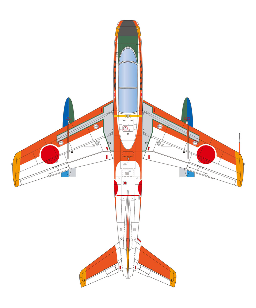 航空自衛隊 T-1B ジェット練習機 小牧 T-1 ファイナル 863号機 プラモデル (プラッツ 航空自衛隊機シリーズ No.AC-049) 商品画像_3