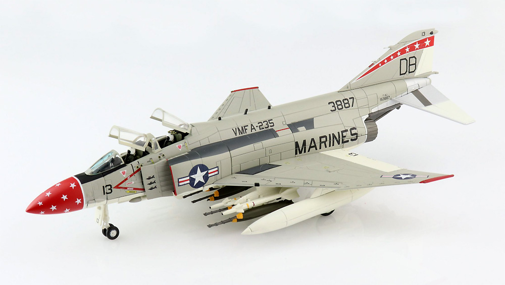 アメリカ海兵隊 F-4J ファントム 2 VMFA-235 デス・エンジェル 1972 完成品 (ホビーマスター 1/72 エアパワー シリーズ （ジェット） No.HA19024) 商品画像_3