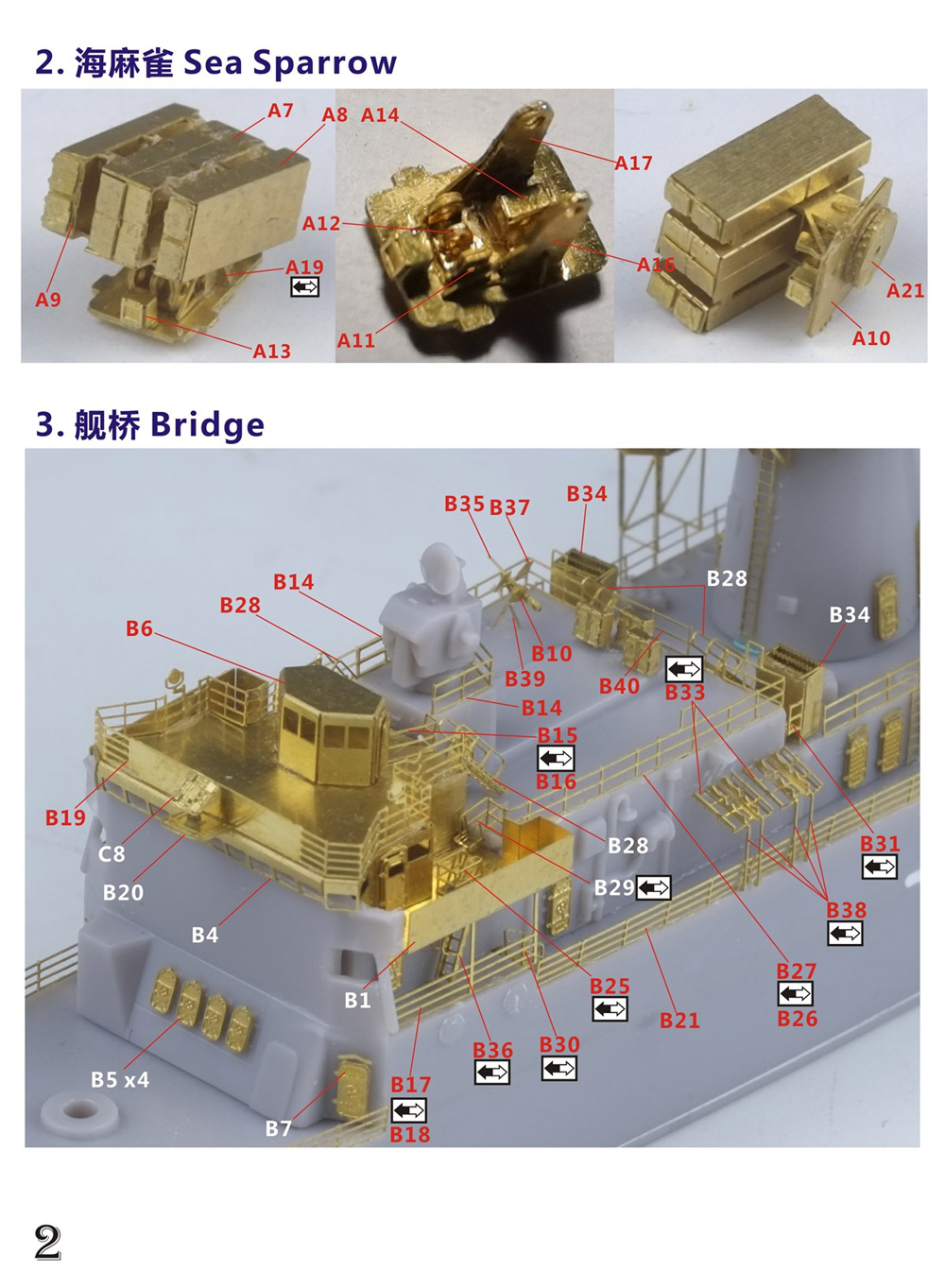 アメリカ海軍 ノックス級 フリゲート アップグレードセット (AFV CLUB用) エッチング (ファイブスターモデル 1/700 艦船用 汎用 ディテールアップパーツ No.FS700166) 商品画像_3