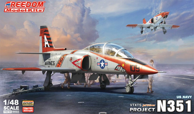 アメリカ海軍 VTXTS プロジェクト N351 練習機 What If プラモデル (フリーダムモデル 1/48 エアクラフト プラモデル No.18022) 商品画像