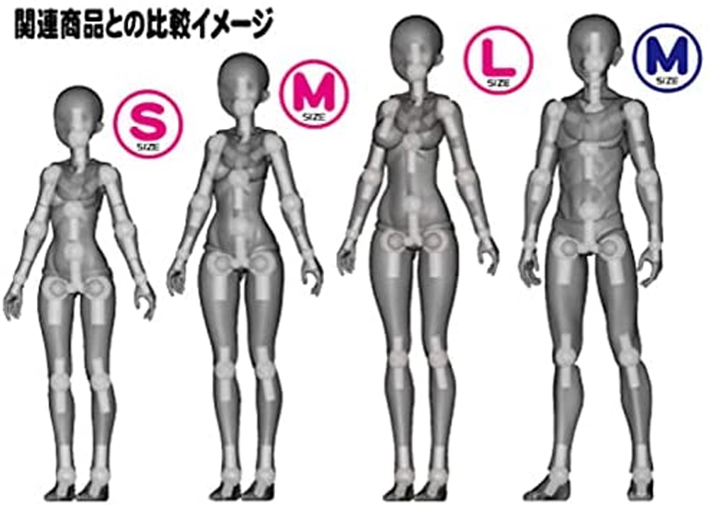 素材ちゃん Lサイズ フレッシュ フィギュア (ホビーベース 間接技EX No.PPC-T096) 商品画像_3