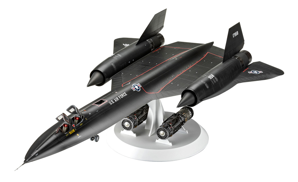 ロッキード SR-71A ブラックバード プラモデル (レベル 1/48 飛行機モデル No.04967) 商品画像_2