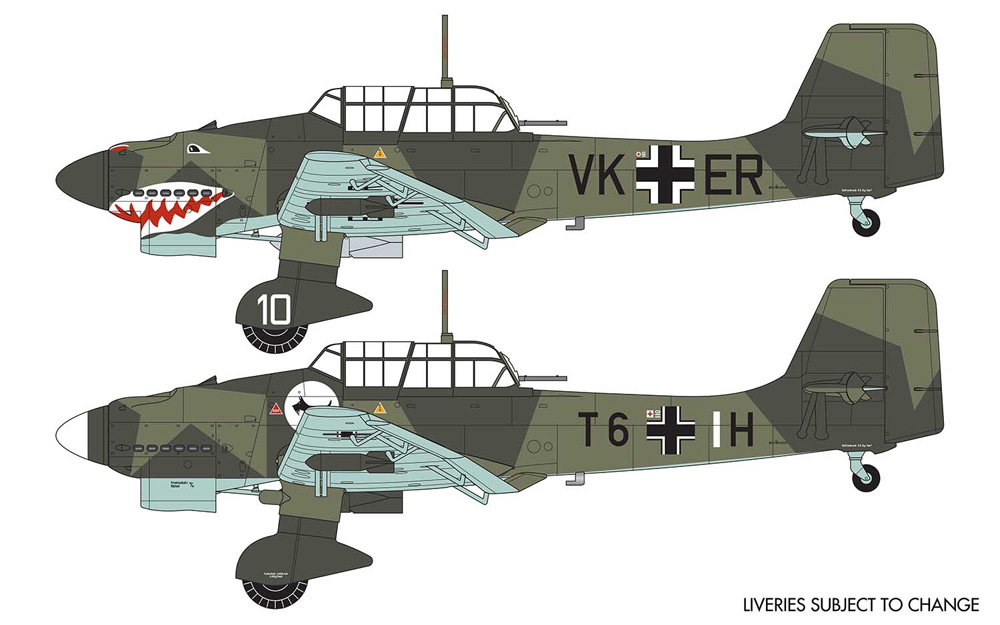 ユンカース Ju87B-1 スツーカ プラモデル (エアフィックス 1/72 ミリタリーエアクラフト No.A03087A) 商品画像_1