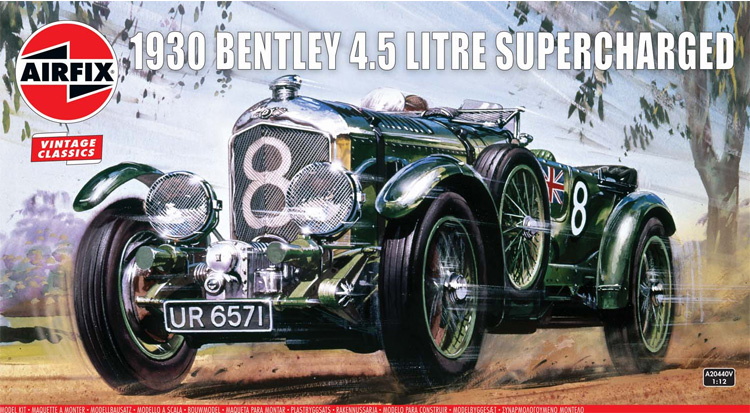 1930 ベントレー 4.5リッター スーパーチャージャー プラモデル (エアフィックス 1/12 カーモデル No.A20440V) 商品画像
