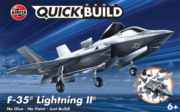 F-35B ライトニング 2 プラモデル (エアフィックス クイックビルド (QUICKBUILD) No.J6040) 商品画像