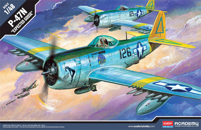 P-47N サンダーボルト エクスペクテッド･グース プラモデル (アカデミー 1/48 Aircrafts No.12281) 商品画像