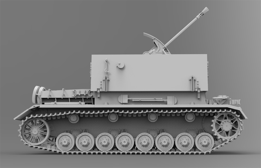 ドイツ 4号対空戦車 3.7cm Flak メーベルワーゲン プラモデル (ボーダーモデル 1/35 ミリタリー No.BT-007) 商品画像_4
